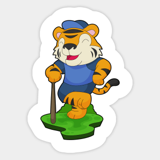 Tiger Baseball Baseball bat Sticker